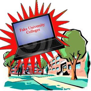 fake university college