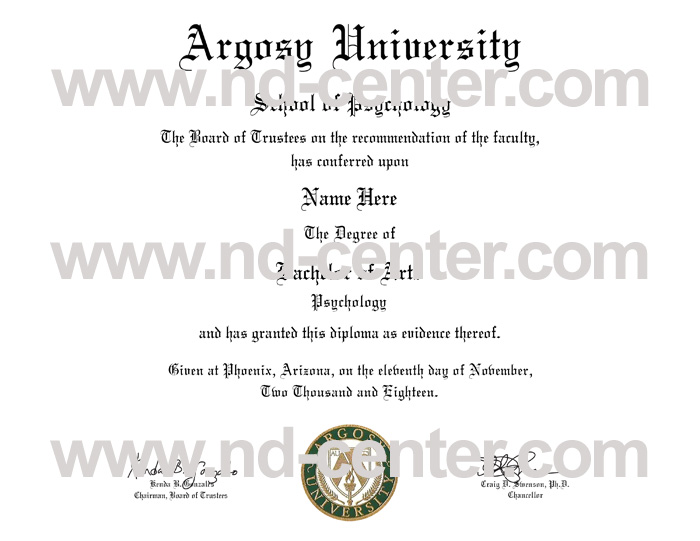 argosy university diploma