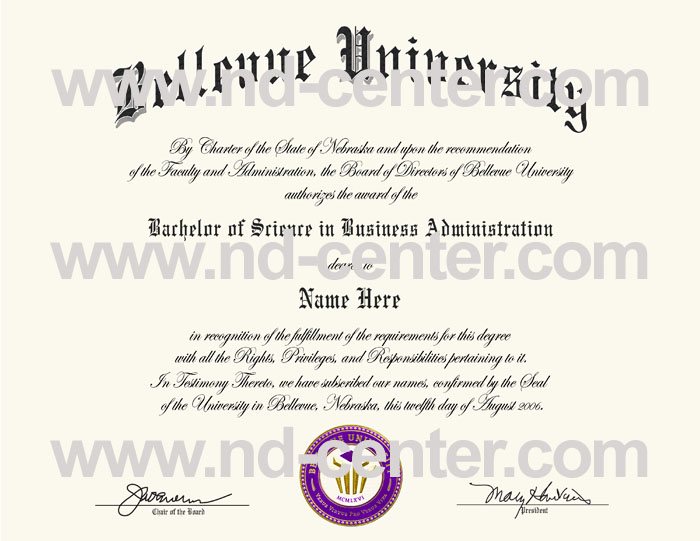 bellevue university diploma
