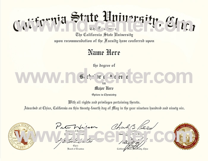 california state university chico diploma