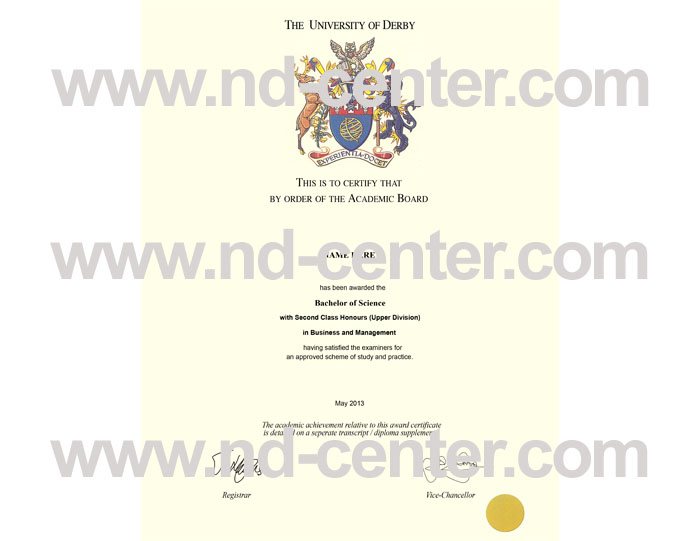 university of derby diploma