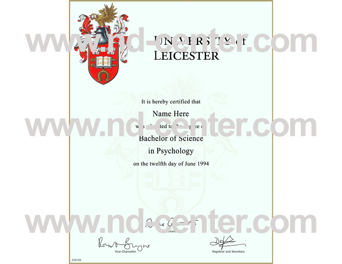 University Of Leicester Diploma
