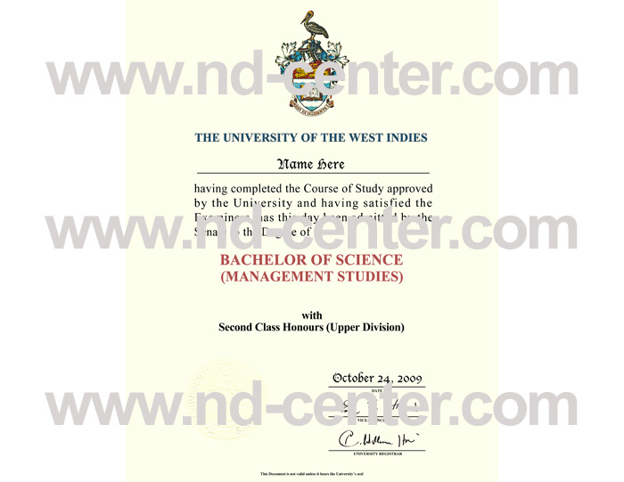University of the West Indies Diploma