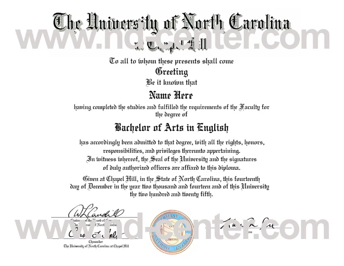 University of North Carolina at Chapel Hill