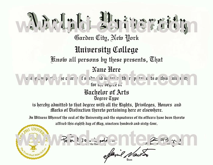 Adelphi University Diploma