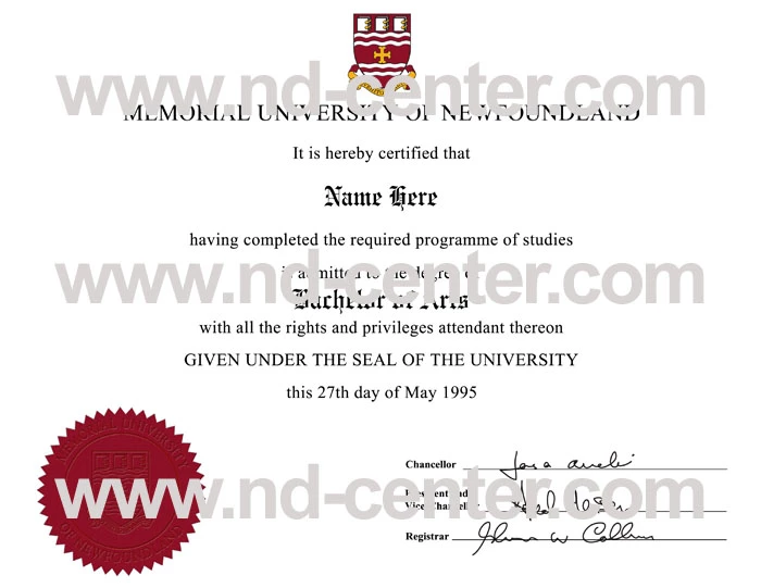 Memorial University Of Newfoundland Diploma