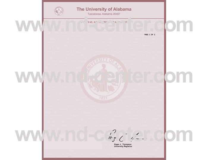 University of Alabama