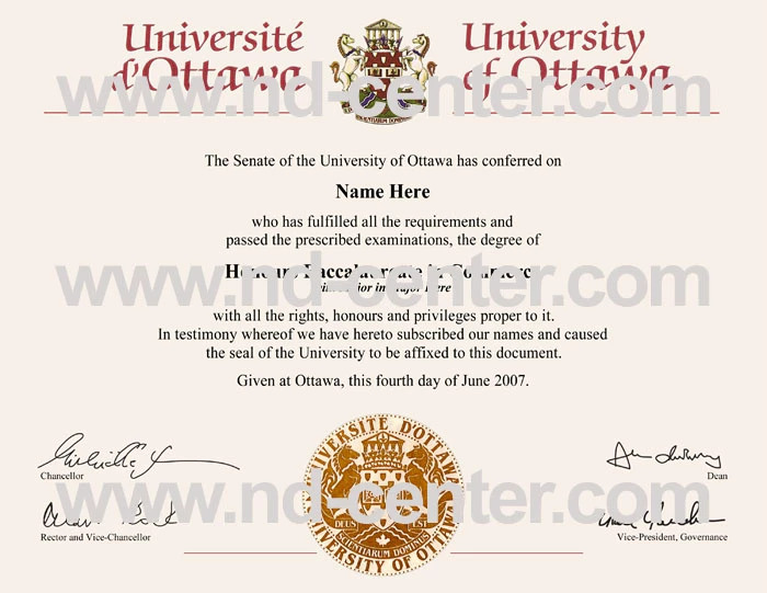 University of Ottawa Diploma
